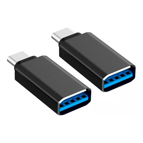 Adaptador Otg Usb 3.0 (hembra) A Usb Tipo C (macho) Color Skyway