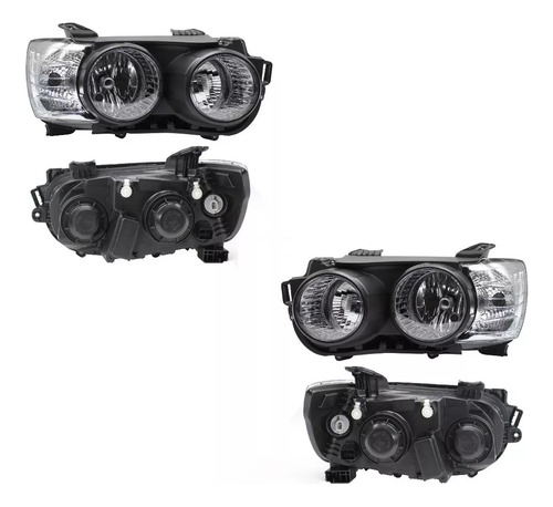 2 Faros Cromado Sin Aro 5p Dfzp Sonic Lt 2012 2013 2014 2015