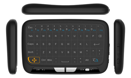 Teclado Sem Fio H18 2.4ghz Controle Remoto Completo Touchpad