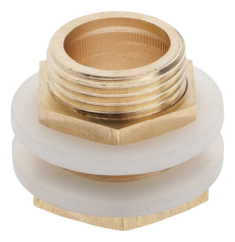 2 Piezas Dn20 3/4 '' Conector De Tanque De Agua De Rosca Con