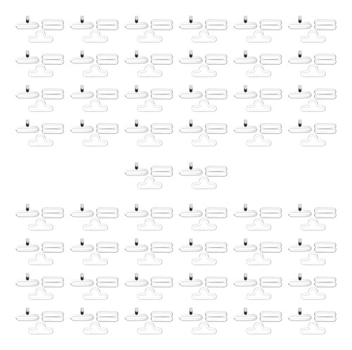 Juego De 50 Juegos De Sujetadores Ajustables Con Clip, Latón