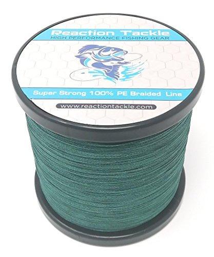 Reaction Tackle Moss Green 65lb 1500yd