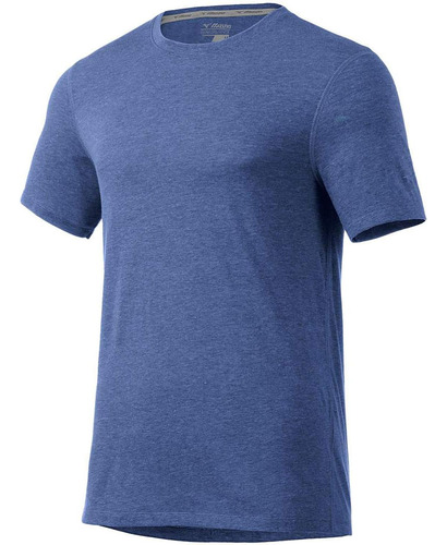 Polera Mizuno Running Inspire, Azul Estate, Talla Grande