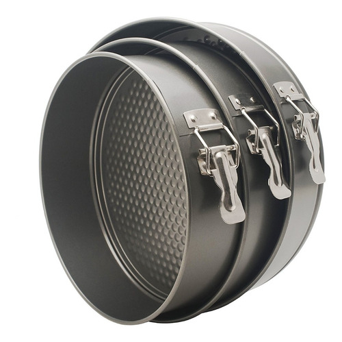 Moldes Para Tortas Redondo Desmontable Set X3 Anti Adherente