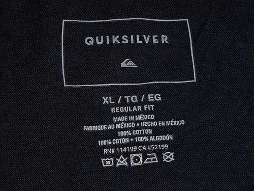 Playera Quick Silver Azul (Usado)