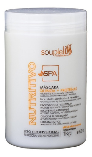 Máscara De Nutrição Spa Nutritivo Soupleliss 1kg Quinoa