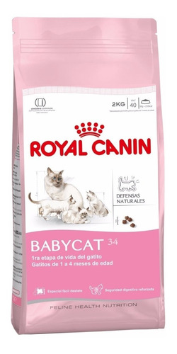 Imagen 1 de 8 de Alimento Gatos Royal Canin Babycat 34 Gatito 400 Gr