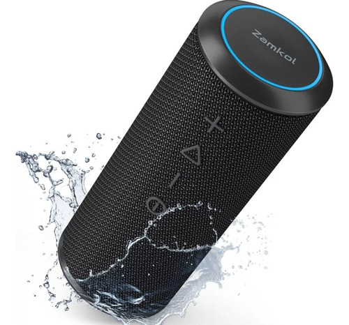 Parlante Bluetooth Zamkol Zk606 24 W Resistente Al Agua