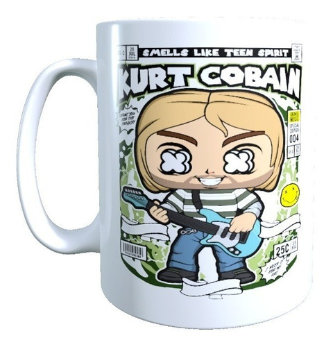 Taza Con Diseño Kurt Cobain Nirvana Grunge Rock