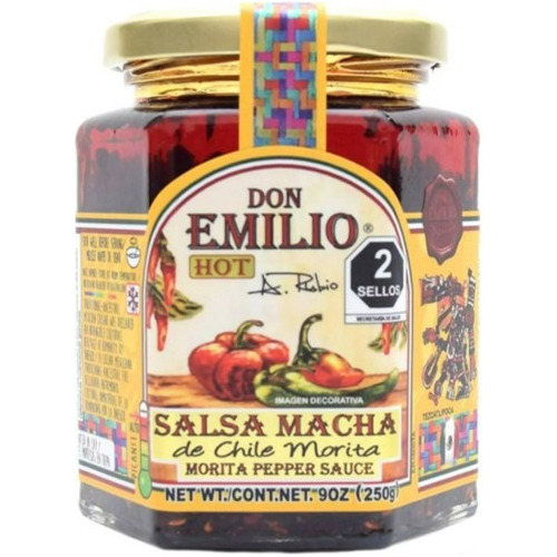 Salsa Don Emilio 250gr 3 Pack (chile De Árbol, Morita, Ajo)