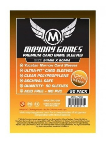 Imagen 1 de 4 de Fundas Protectores Mayday 54x80mm