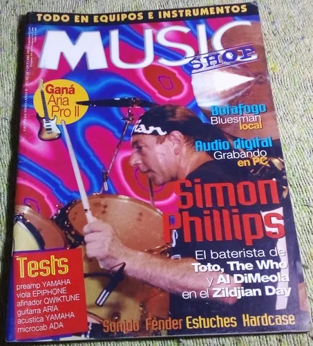 Simon Philips Botafogo Oskar Charly Vega Music Shop 18 1997 (Usado)