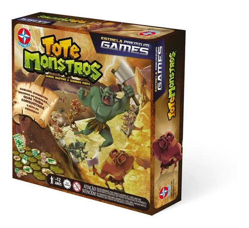 Brinquedo Jogo De Tabuleiro Tote Monstros Da Estrela 8586