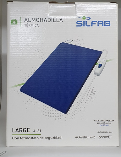 Almohadilla Termica Electrica Silfab Grande Con Termostato