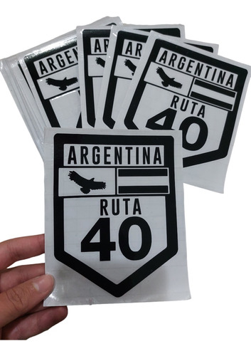 Sticker De Vinilo - Ruta 40 - Pack 8 Unidades - Obvio Diseño
