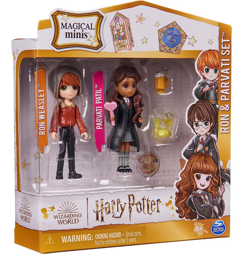 Harry Potter Magical Minis Ron & Parvati Set