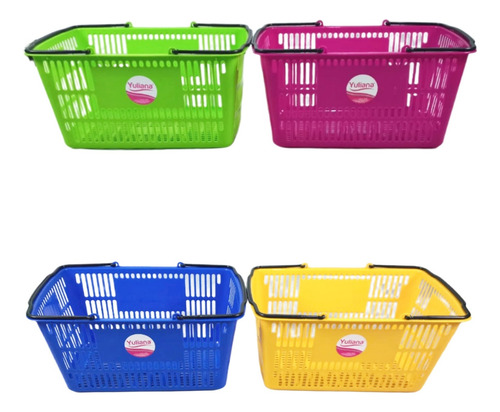 Canasta Para Compras Autoservicio Grande (1 Pieza)