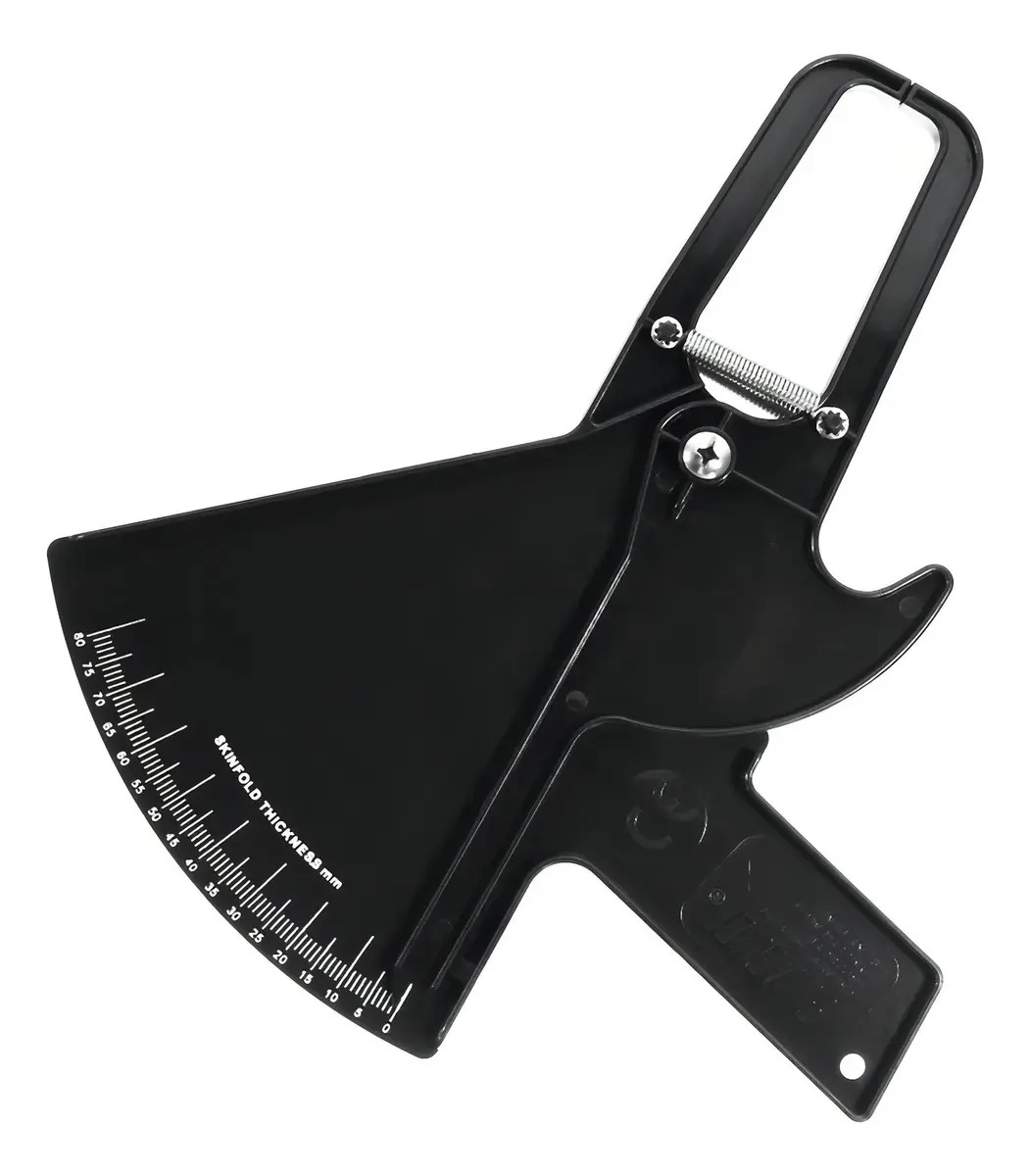 Plicometro Slim Guide Medidor Calibrador De Grasa Corporal Negro 80mm Alta Calidad