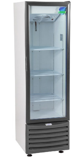 Vitrina Vertical De 280 Litros Slim Inducol Vv-sl-280bl1cdld