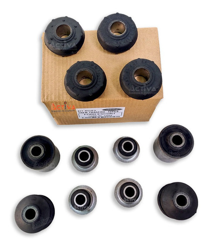 Imagen 2 de 4 de Kit Bujes Tren Traseros Escort 88 Al 94