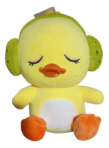 Patito De Peluche Con Audiculres De Frutas