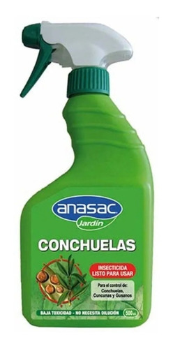 Conchuelas Lpu 500cc Anasac Insecticida Listo Para Usar