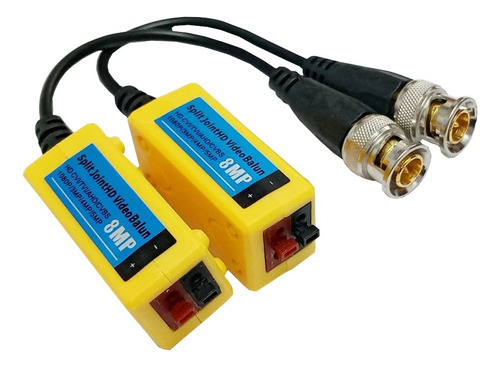 Video Balun Pasivo Hd Presion 8mp 400 Mts Cctv