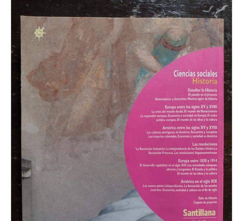 Ciencias Sociales Historia 8 - Liliana Cattáneo - Santillana (Usado)