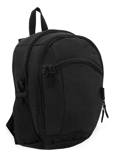 Everest Deluxe Mochila Pequeña, Negro, Talla Única