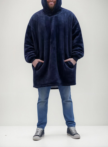 Sudadera Con Sherpa Unisex The Wayy Big Hoodie