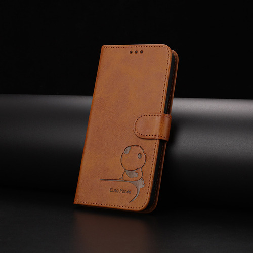Funda Tipo Cartera Con Temática De Panda Para Cubot Note 40/p50/a10/a20/a30/max 5, Cierre Magnético, 3 Ranuras Para Tarjetas, A Prueba De Golpes