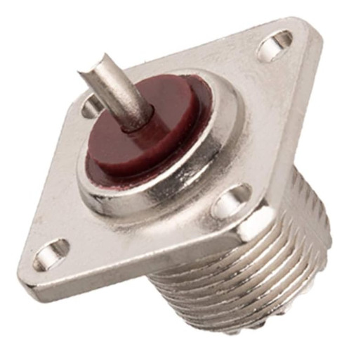Conector Rf Uhf Hembra So-239, Montaje Panel Chasis, 5 Pieza