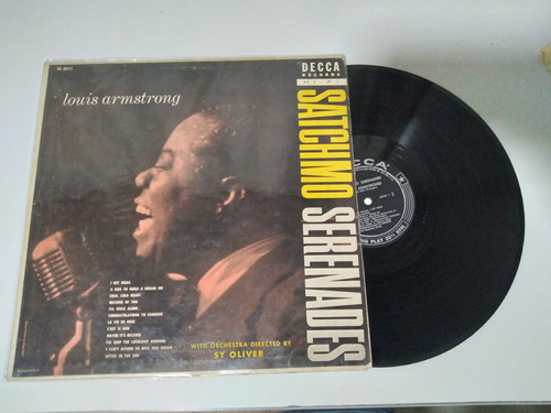 Louis Armstrong Satchmo Seranedes Lp Vinilo 1952 Press Usa