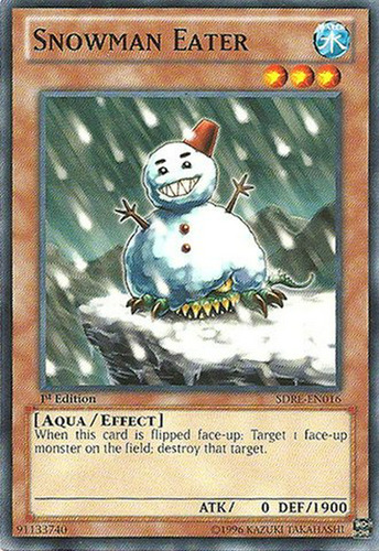 Yu-gi-oh! - Snowman Eater (sdre-en016) - Baraja De Estructur