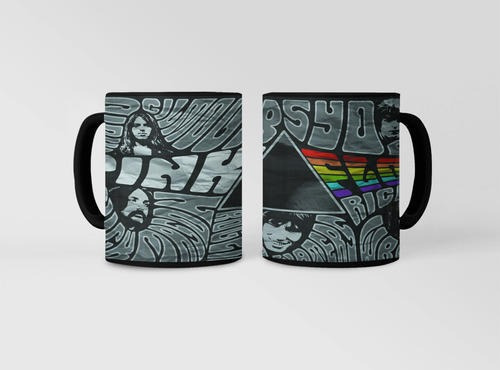 Taza Mágica De Pink Floyd - Bandas De Rock 04