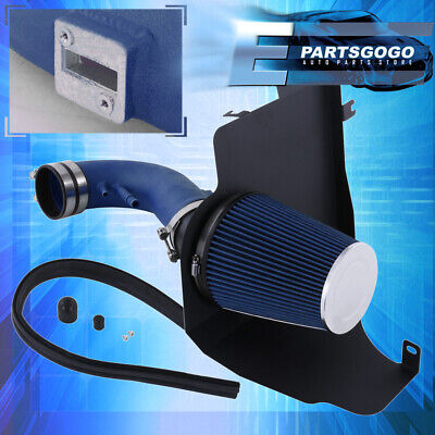 For 11-14 Ford Mustang Gt 302 V8 Blue Cold Air Intake Ca Aac