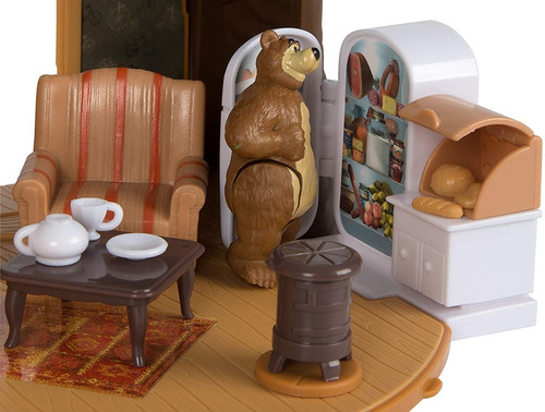 Imagen 6 de 9 de Casa Oso Masha Y El Oso Playset Original
