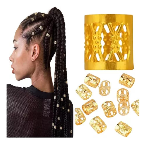 Cuffs Anillos Para Trenzas Rastas Y Peinados X 50 Unidades