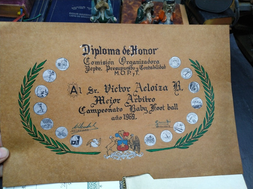 Diploma Antiguo Arbitro 