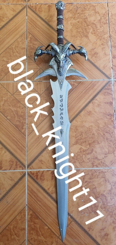 Espada Frostmourne Del Rey Arthas Warcraft Con Base Unica