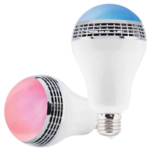 Foco Led Que Cambia De Color Con Altavoz