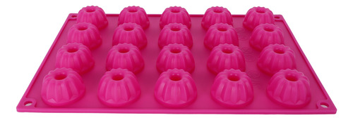 Molde Para Tartas, De Silicona, Color Rojo Rosado, Antiadher