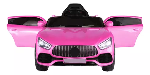 Carro Carrinho Elétrico Menino Menina Luxo Rosa Bateria