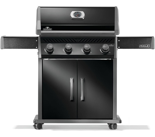 Parrilla De Gas Propano Rogue 525 Negra 4 Quemadores Acero I