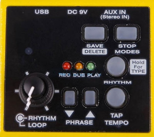 Pedal de efecto NUX Loop Core amarillo
