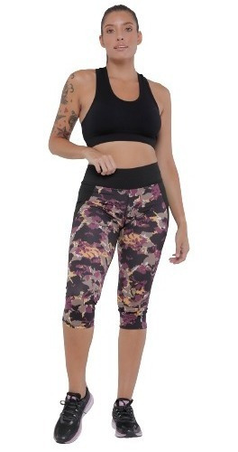 Calza Montagne Joyce 3/4 Mujer Deportiva Yoga