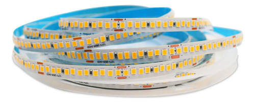 Fita Led Direta 240leds/m Rolo 10m Não Usa Fonte Luz Branco-quente Tensão De Operação