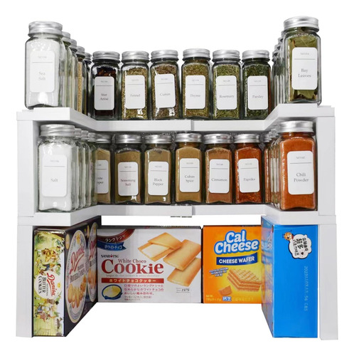 Organizador De Especias Expandible Y Apilable Para Cocina, B