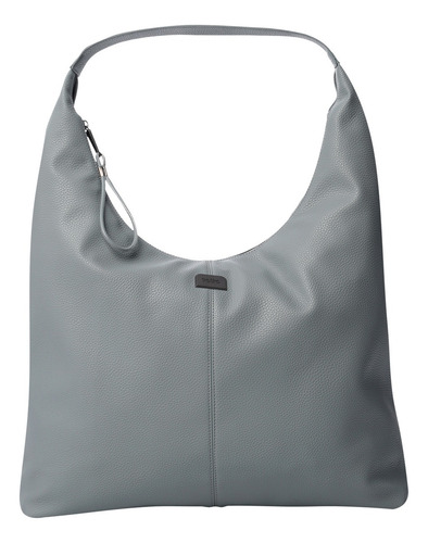 Totto Bolsa De Dama - Mujer Con Porta Laptop 14 Smooth L - A Color Gris Diseño De La Tela Lisa