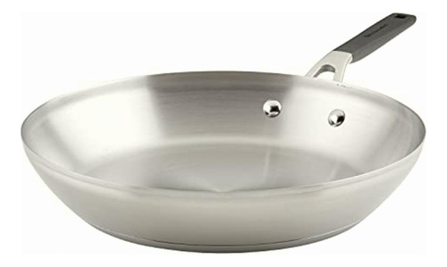 Kitchenaid Sartén/sartén, 12 Pulgadas, Acero Inoxidable